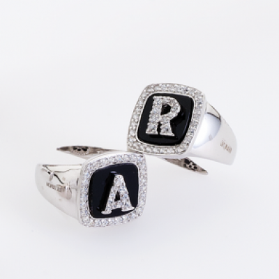 1500535 - anello in argento 925 ( name & symbol )